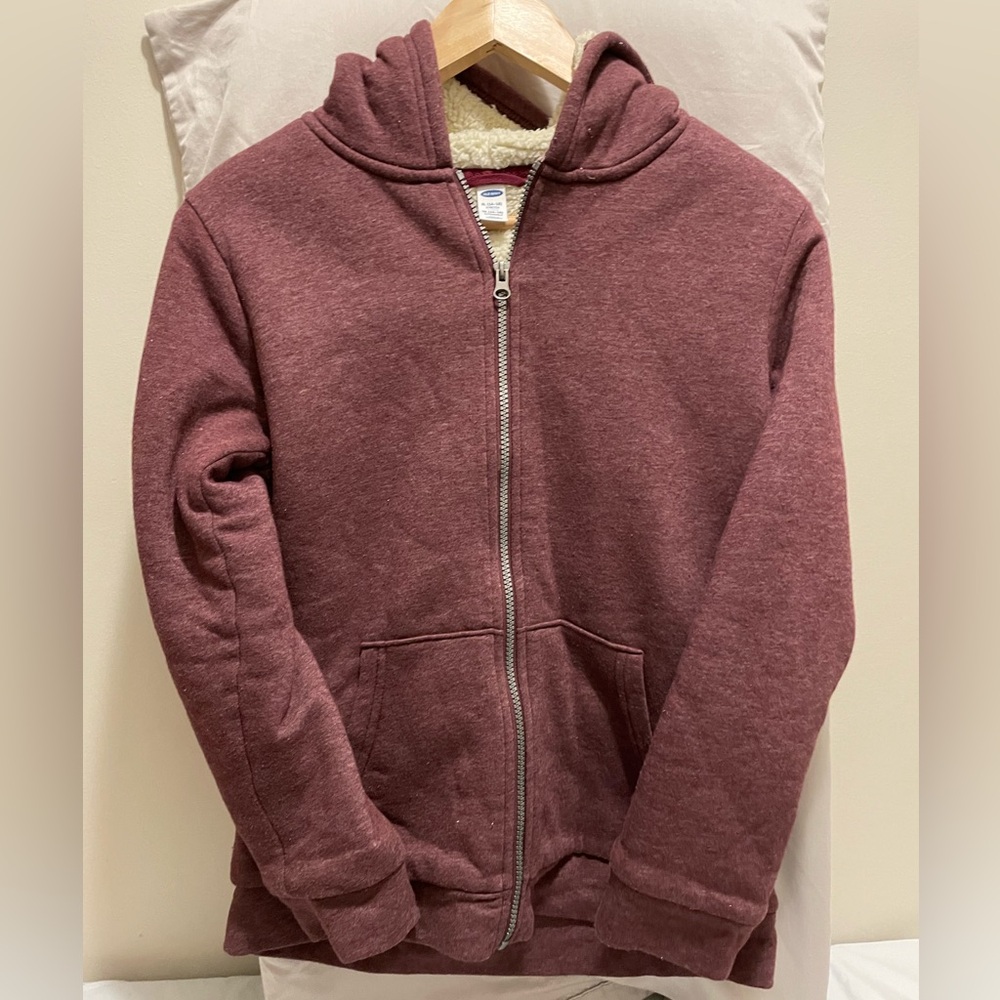 Sherpa lined hoodie